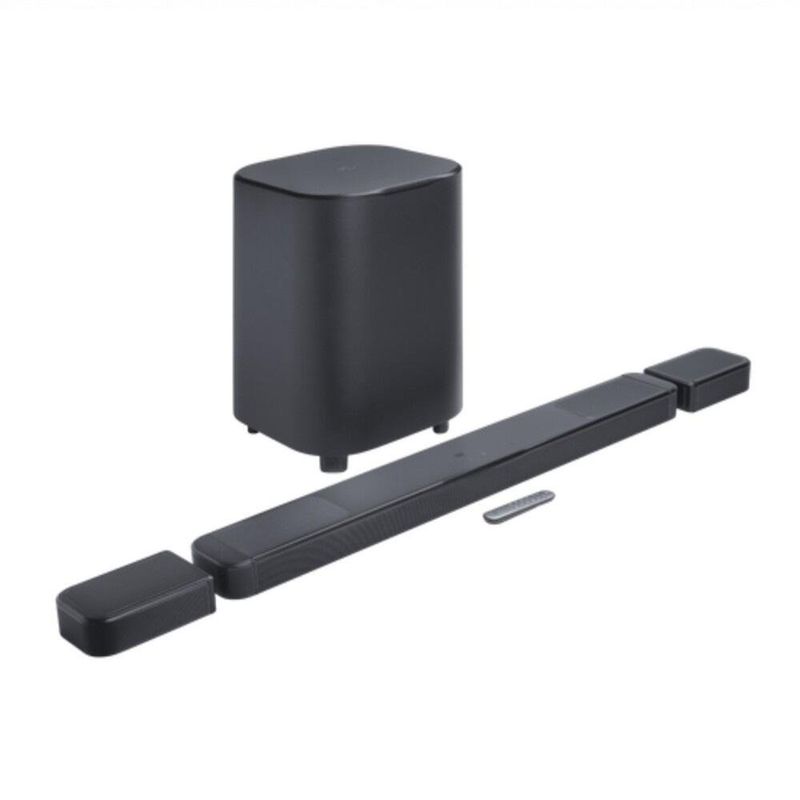 Kit Barra de Sonido 11.1.4 Canales con Subwoofer y Bocina Bluetooth Aura Studio 4 en Color Negro
