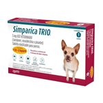 Tableta Masticable Triple Acción Antiparasitaria para Cachorros de 1.25-2.5 Kg Dorado 3 mg
