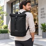 Mochila para Laptop de 15.6 Plg Rollup Enrollable Color Negro