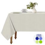 Mantel Rectangular de 132 x 178 Cm para Mesa Color Surtido