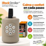 Mecedor para Carruaje de Bebé Rocking iRockStoller con Función Bluetooth Color Beige