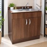 Mueble de Cocina Liverpool Izquierdo Color Nogal