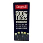 Serie LED Blanca Cálida de 500 Luces