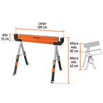 Mesa de Trabajo Multiusos de 9 Niveles