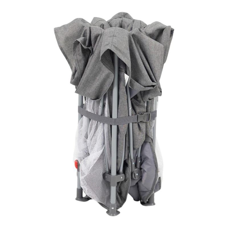 Corral Plegable Easy Fold para Bebé Gris 110 x 110 cm