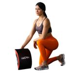 Colchoneta para Abdominales de Cuero Sintético con Espuma Color Negro