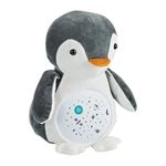 Pingüino de Peluche Proyector Musical con Luz y Sonidos 26 cm