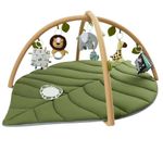 Gimnasio Sensorial Jungle para Bebé con Juguetes Colgantes Verde