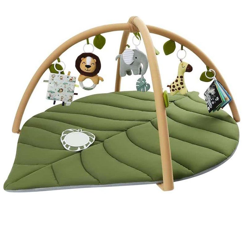Gimnasio Sensorial Jungle para Bebé con Juguetes Colgantes Verde