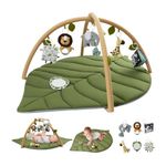 Gimnasio Sensorial Jungle para Bebé con Juguetes Colgantes Verde
