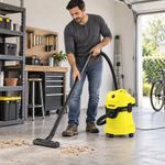 Aspiradora para Seco y Mojado WD 3 de 17 Litros 800 W Color Amarillo y Negro
