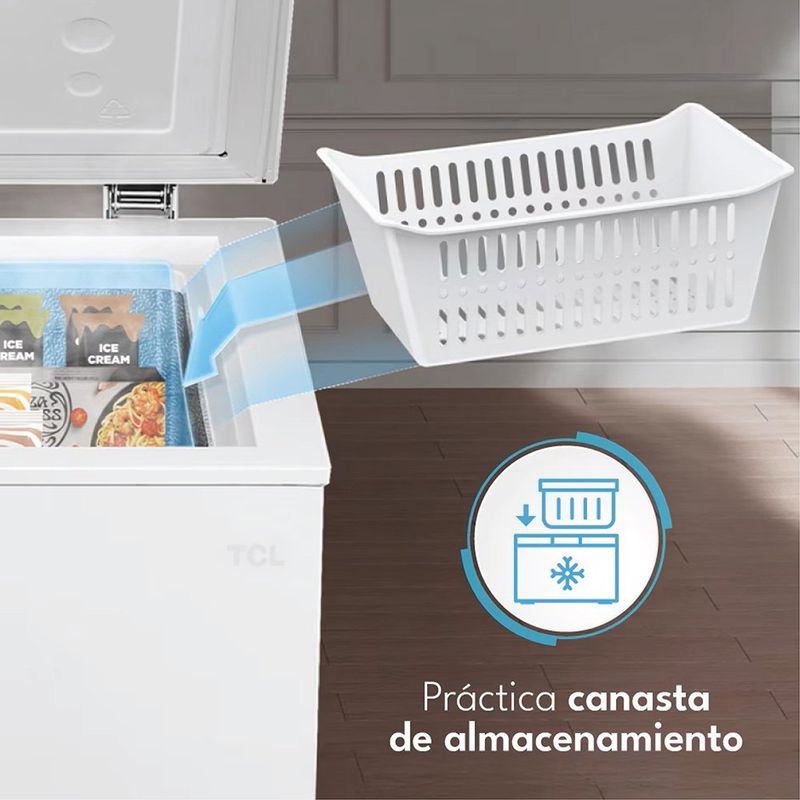 Congelador Horizontal TCF 150 de 5 Pies³ Color Blanco