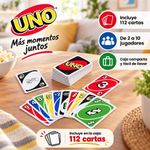 Juego de Cartas UNO Clásico de 112 Pieza para 7+ Años