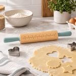 Bolillo de Madera con Guías de Medición