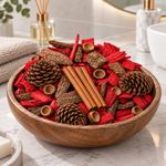 Popurrí Navideño Aroma Cereza Rojo y Natural 210 g