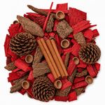Popurrí Navideño Aroma Cereza Rojo y Natural 210 g