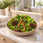 Popurrí Navideño Aroma Vainilla Verde y Natural 210 g
