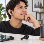 Audífonos Inalámbricos Elio TWS Bluetooth In-Ear con Ultra Bass Color Negro
