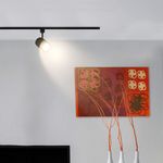 Lámpara Spot LED para Riel en Color Negro