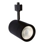 Lámpara Spot LED para Riel en Color Negro