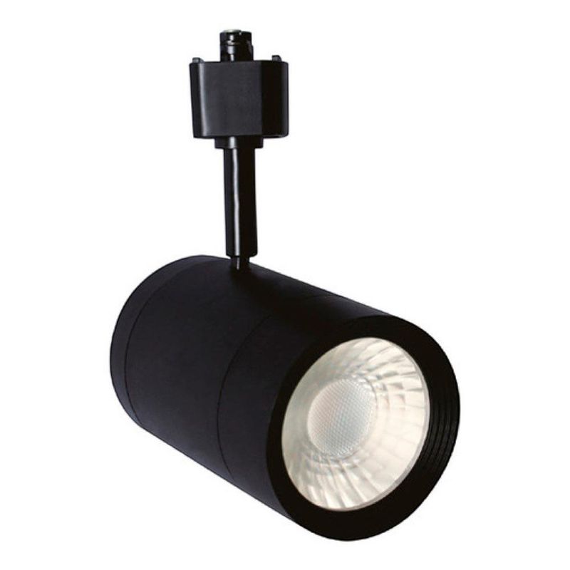 Lámpara Spot LED para Riel en Color Negro
