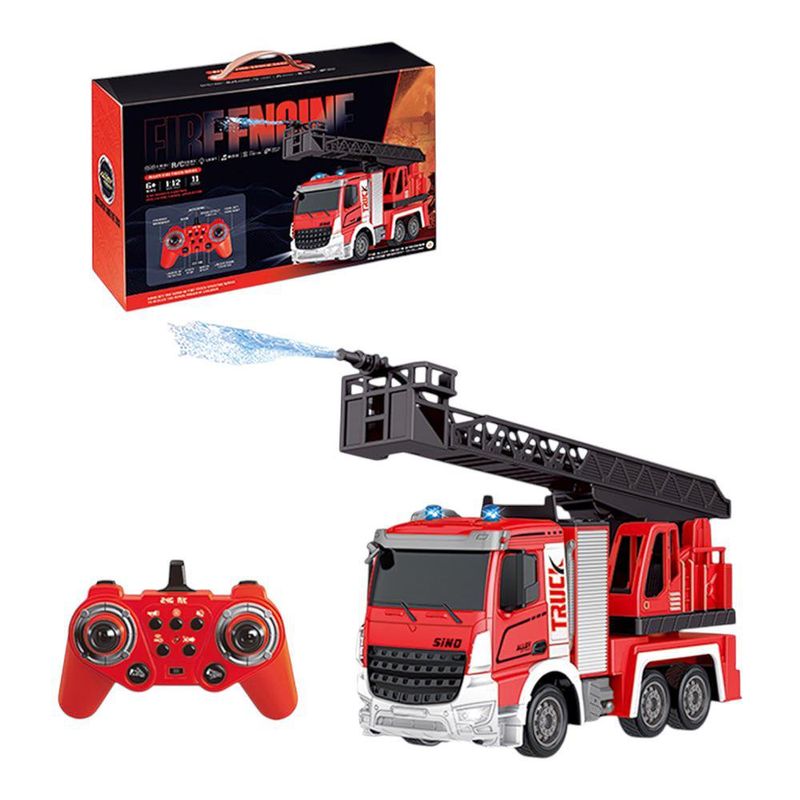 Camión de Bomberos a Control Remoto 2.4 GHz Escala 1:12