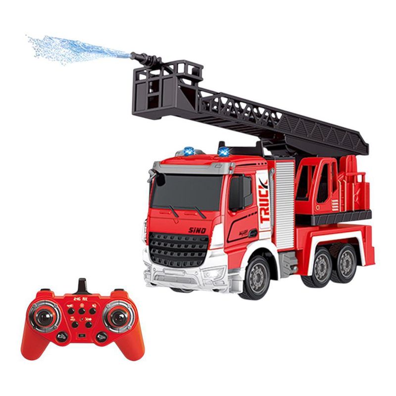 Camión de Bomberos a Control Remoto 2.4 GHz Escala 1:12