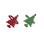 Set de 2 Anillos para Servilleta de Metal con Diseño de Árbol Dorados