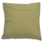 Cojín Relleno de 45 × 45 Cm con Diseño de Rayas Color Verde