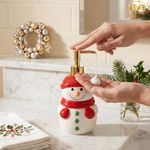 Dispensador de Jabón Líquido Navideño Presentación Surtida 1 Pieza