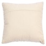 Cojín Relleno de 45 × 45 Cm con Diseño de Rayas Color Beige
