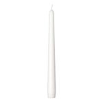 Set de 4 Velas Taper Blancas de 24.5 cm