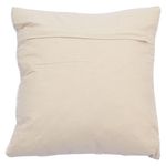 Cojín Relleno de 45 x 45 Cm Patrón Geométrico Color Beige
