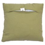 Cojín Relleno de 45 × 45 Cm con Diseño Geométrico Color Verde