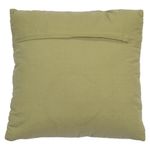 Cojín Relleno de 45 × 45 Cm con Diseño Geométrico Color Verde