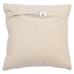 Cojín Relleno de 45 x 45 Cm Patrón Geométrico Color Beige