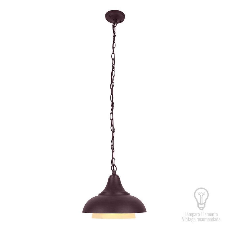 Farol Tipo Campana Bronce De 60W - Tecnolite