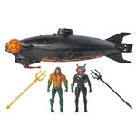 Vehículo Submarino Con 2 Figuras De Acción - Aquaman