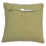 Cojín Relleno de 45 x 45 Cm Patrón Geométrico Color Verde