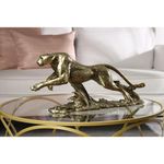 Leopardo Decorativo Dorado 48x9x20 Cm - Concepts