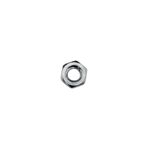 Tuerca Hexagonal de Acero Grado 2 Galvanizado NC 1/4 Plg 20 Hilos Bolsa con 10 Piezas