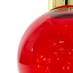 Esfera de Vidrio con Luz LED de 35 cm para Decoración Navideña Roja