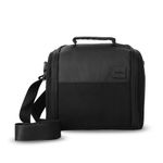 Lonchera Térmica Steif Grande con Correa Ajustable Negra 21 x 19 x 23.5 cm