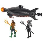 Vehículo Submarino Con 2 Figuras De Acción - Aquaman