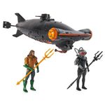 Vehículo Submarino Con 2 Figuras De Acción - Aquaman