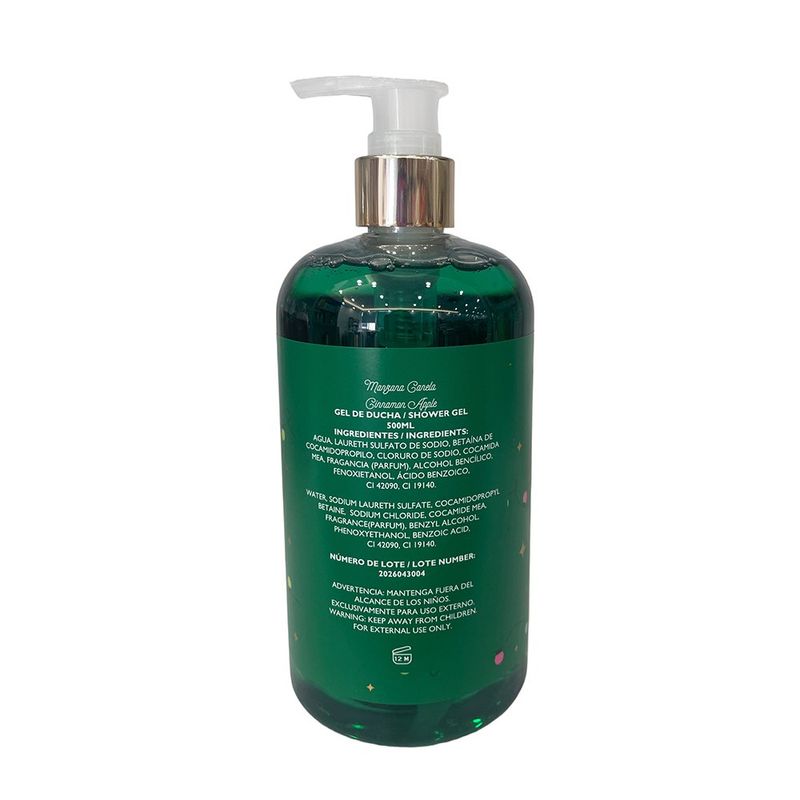 Set de Gel de Baño y Crema Corporal Manzana y Canela 500 ml c/u