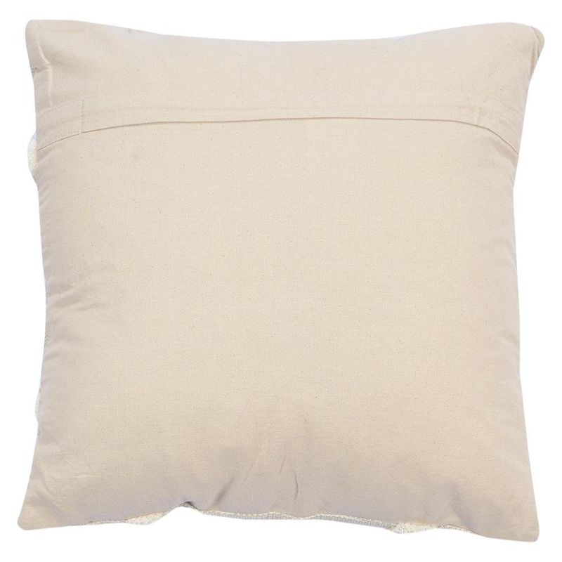 Cojín Relleno de 45 × 45 Cm con Diseño Geométrico Color Beige