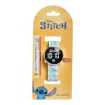 Reloj LED Infantil Disney Stitch en Color Azul Claro
