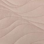 Set de Cubrecama Diseño Ondas Tamaño Queen Color Beige