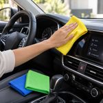 Set de 3 Paños de Microfibra Multiusos para Auto de 15.75 Plg sin Pelusa